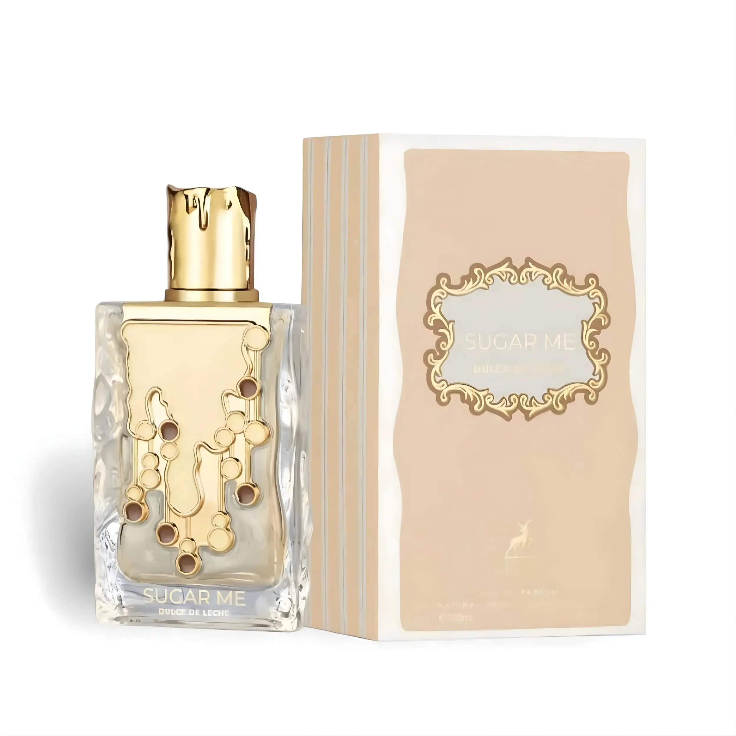 MAISON ALHAMBRA Sugar Me Dulce de Leche EDP Spray - Women's Sensual Daily Wear Fragrance with Curated Fragrance Scent Blend, Caramel Milk & Sweet Vanilla Notes, 3.4 fl oz (3-3.9 fl oz Range), Daily Wear Perfume, Vanilla Girl, Sweet Vanilla Perfume
