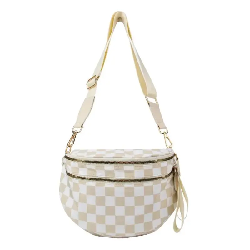 Beige Checkered