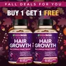 (2-Pack) Rainbow Nutrients Advanced Hair Growth Supplement | Biotin 10,000mcg, Collagen & Saw Palmetto | Hair Vitamins for Hair Loss Supports Thicker Fuller Hair | Hair Skin & Nails | 120-Day Supply Strengthens Hair