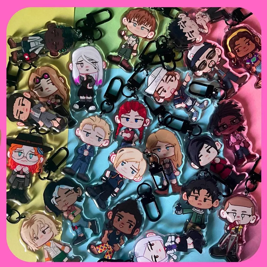 dbd inspired survivor keychains | Dead By Daylight Acrylic Keychains
