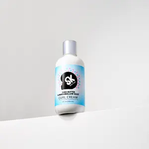SK Hair Care Curl Defining Cream 8oz – Shea Butter, Sacha Inchi, Coconut Oil & Marshmallow Root | Moisturizing, Curl Enhancing & Frizz Control
