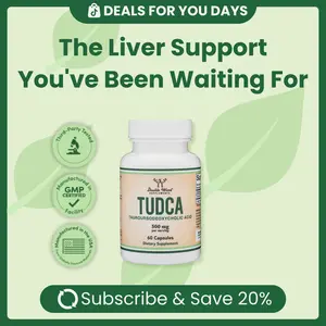 Tudca | 500 mg | 60 Count | Support Liver Regenesis | Support Eye Health | Double Wood Supplements