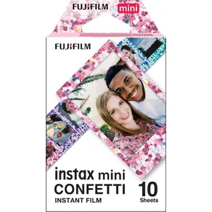 Fujifilm Instax Mini Confetti Instant Color Film, 10 Exposures
