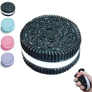 Squeeze Toy for Stress Relief, 4-Count Cookie-Shaped Ultra-Soft Stress Relief Squishy, Decompression Venting Toy for Adults & Teens