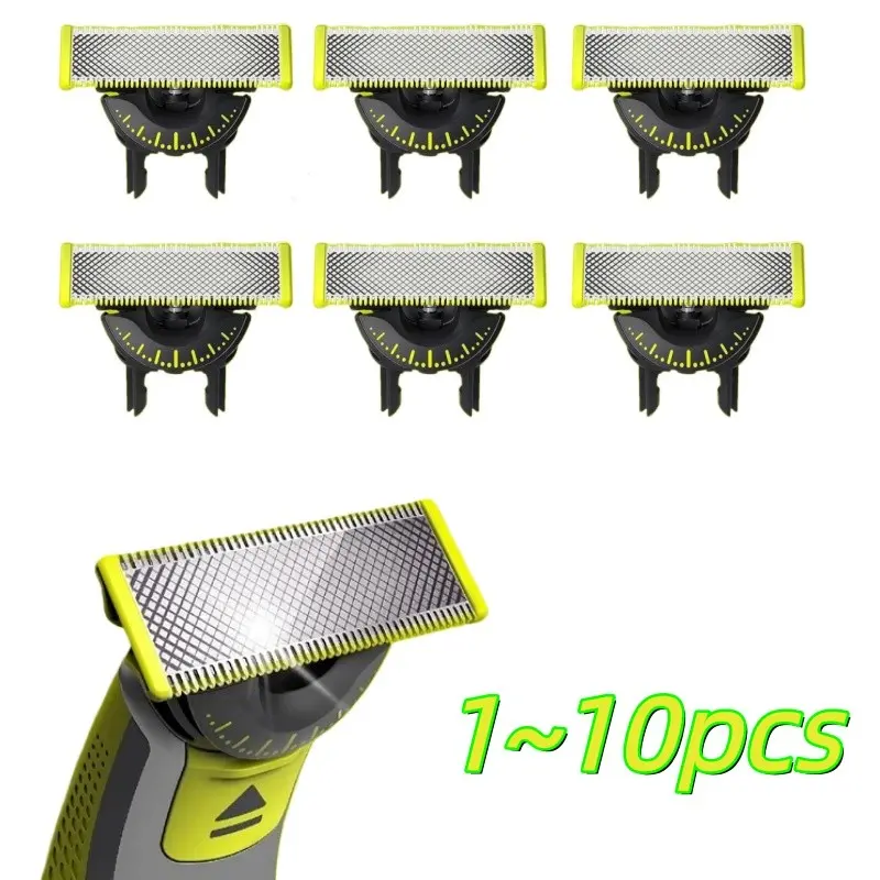 Electric Shaver Replacement Blade Set, Shaver Kit, Durable 360 Blades 1-10 Piece Beard Trimmer Heads, Men's Grooming Accessories, Shaving Accessories, Perfect Gift