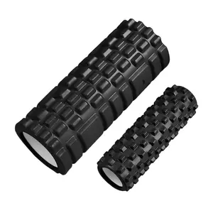 Yoga Foam Roller | Pilates deep textured Massage Tool for Muscle Pain Relief, Flexibility Enhancement, and Warm-Up & Cool-Down Stretching Compact High-Density Foam Roller