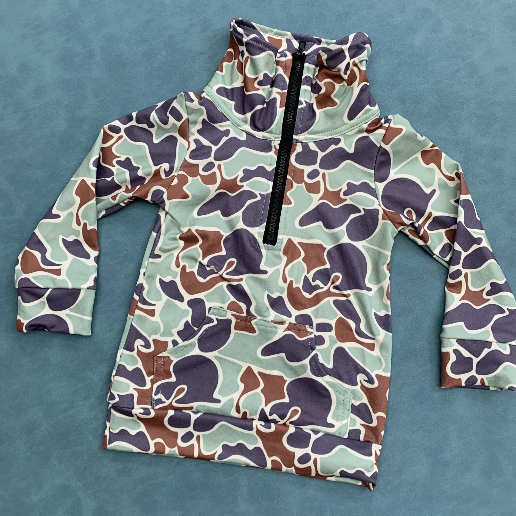 Camouflage kids boy long sleeve t-shirt top