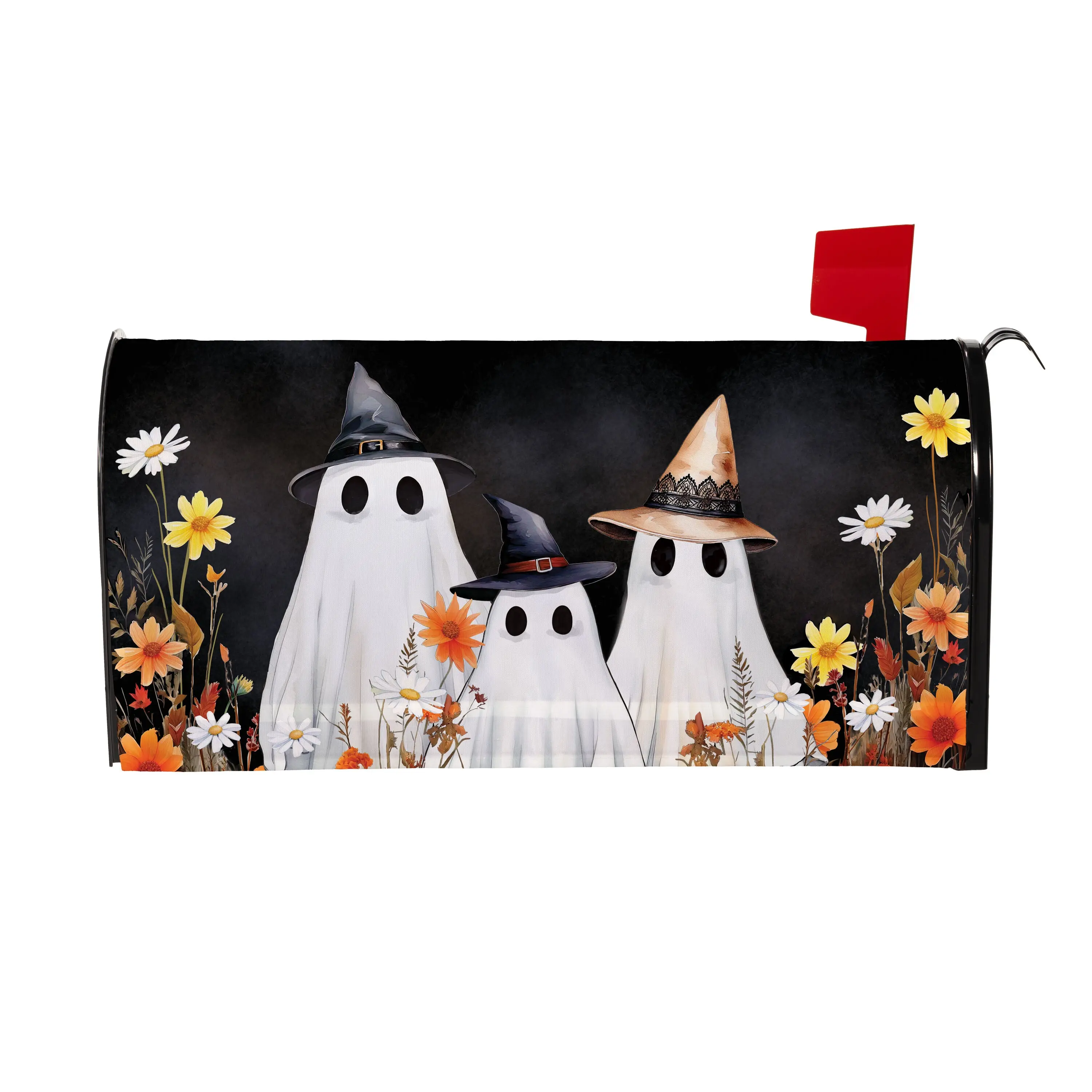 Halloween Ghost Family Mailbox Cover