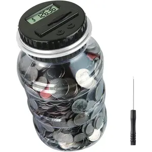 Piggy  Saving Jar,  Digital  Counter with LCD Display Large Capacity  Saving Box for All   ()