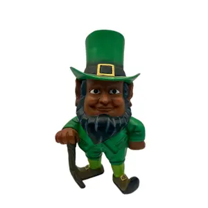 Mythical Mint Figurine | Black Leprechaun Collectible | Guardian of Luck & Magic