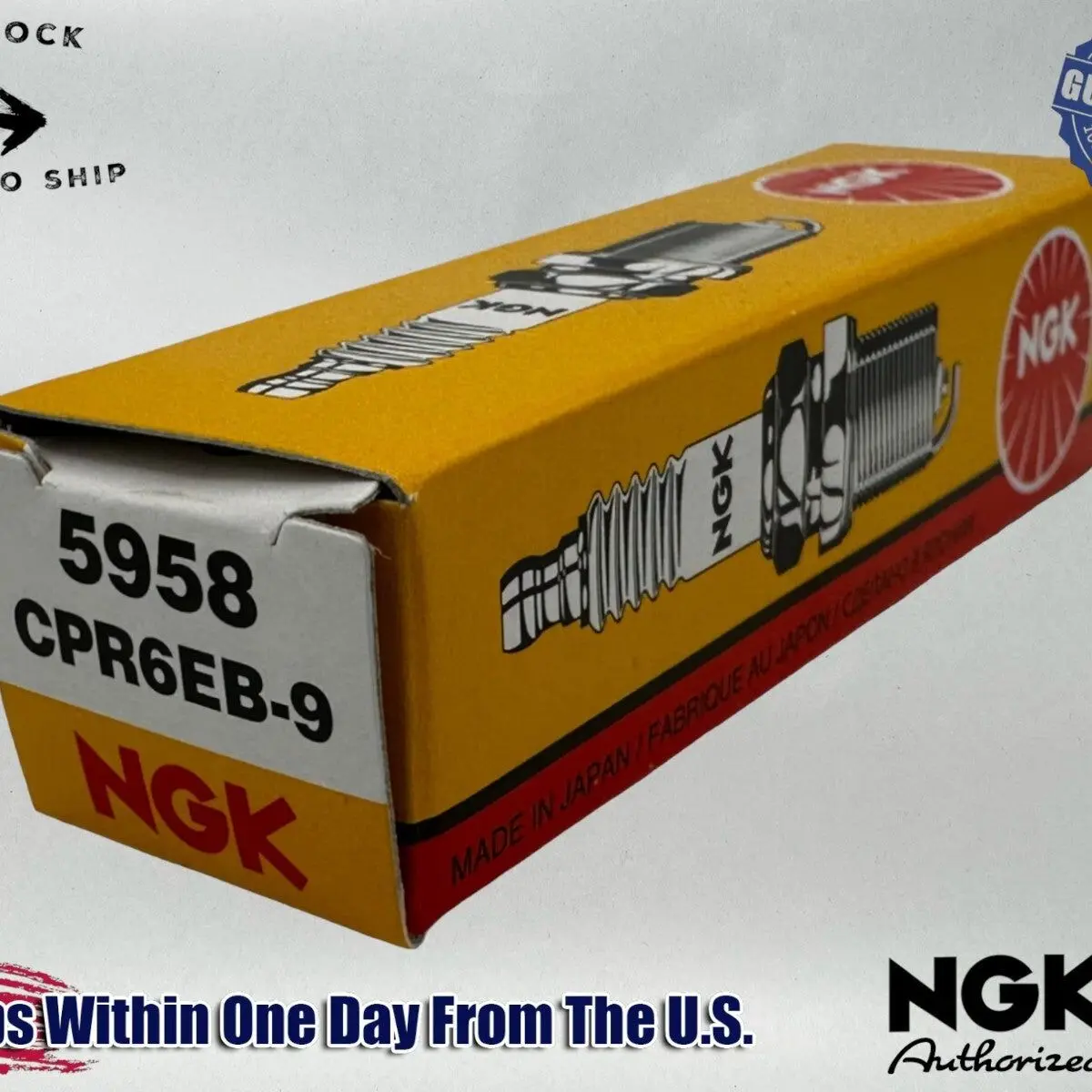 NGK Genuine OEM Authentic Spark Plug CPR6EB9