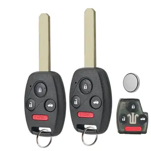 2 For 2003 2004 2005 2006 2007 Honda Accord CRV Keyless Entry Key Fob Remote 4 Button OUCG8D-380H-A