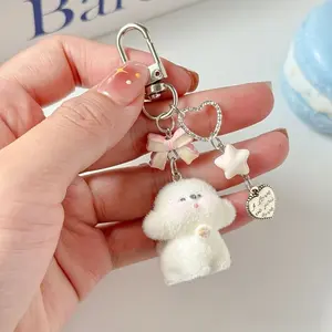 Cute Bow Doggy Charm Phone Chain Accessory, Phone Charms, Perfect Gift for Daily Use & Festive Occasions, Stylish Bag Decoration
