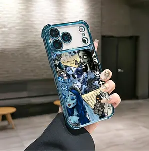 Corpse Bride Emily Aesthetic Custom Smartphone Case, Soft Silicone TPU Shockproof Protector, Vintage Unique Fashion Handheld Accessory for iPhone 17/16/15/14/13/12 Plus Pro Max Ultra & Samsung 22/23/24/25 Plus Pro Max Ultra, Trendy Gift
