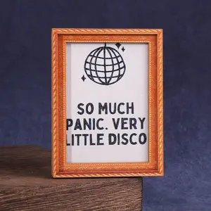 1PC Disco Ball Pattern Frame Refrigerator Magnet, Fridge Magnet, Decorative Prop, Home & Office Decoration, Perfect Holiday Gift