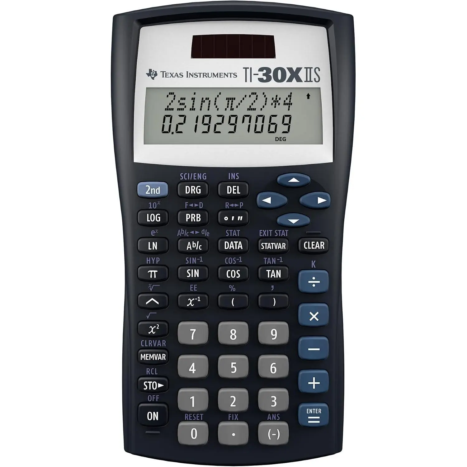 Scientific Calculator Solar Battery Powered Two Line Display Scientific Calculator with Fraction Features One and Two Variable Statistics Black Office School Math Engineering Calculator Student Essentials