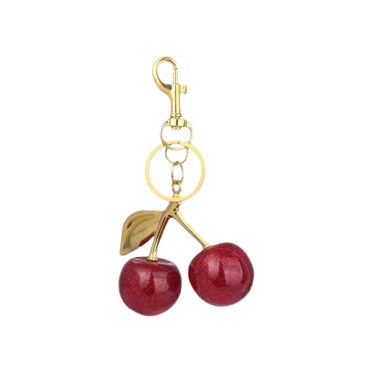 cherry keychain bag charms-purse charms for handbags,keychains for women,car key chain,Unique Valentine's Day Gift