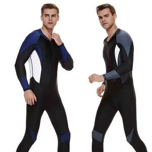 One-piece swimsuit men's sunscreen suit surfing jellyfish suit diving suit men's snorkeling equipment