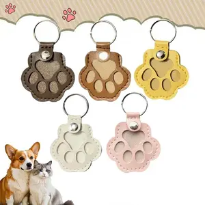 5 pack-Cat and dog hair keychain hanger creative pet cat and dog hair decoration for pet owners to collect and commemorate.