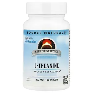 Source Naturals Serene Science®, L-Theanine, 60 Tablets