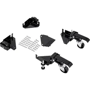 fathersdaygift VEVOR Mobile Base, 400 lbs Weight Capacity, Adjustable from 9.5x 9.5 to Infinity, Heavy Duty Universal Mobile Base Stand with Swivel Wheels for Woodworking Equipment, Bandsaw, Power Tools, Machines