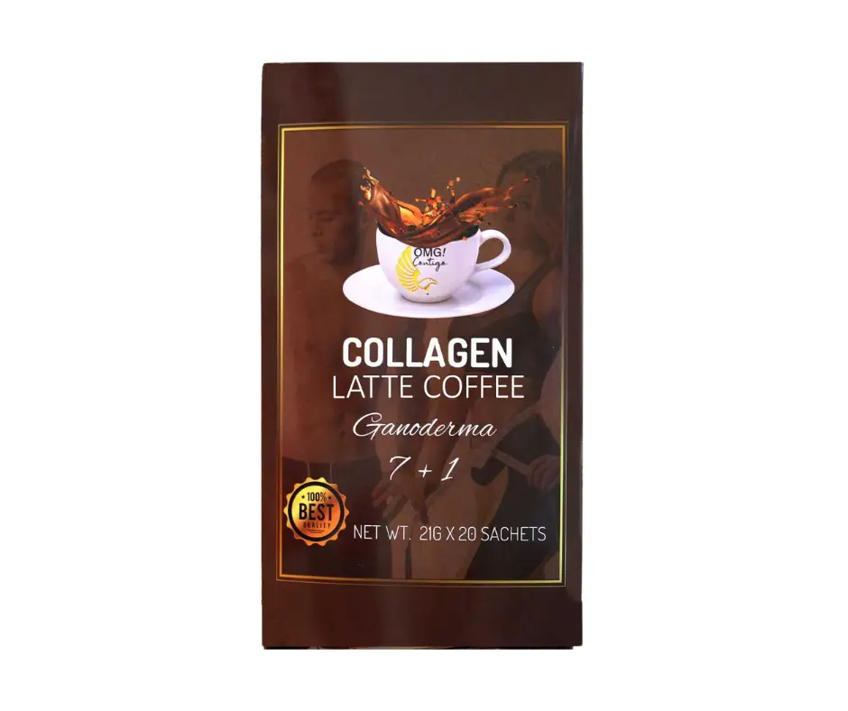 OMG Contigo Collagen 7+1 Latte Coffee - Ganoderma - 20 sachets OMG Contigo Collagen 7+1 Latte Coffee - Ganoderma - 20 sachets