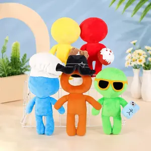 Alan Becker Sheriff Second Coming Plush Toy, Soft Stick Figure Doll with Fun Accessories and Vibrant Colors, Perfect Anime & Meme Collectible, Game Room Decoration, Gift for Kids, Teens, Gamers, and Holiday Presents