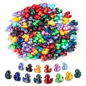 50pcs Mini Duckling Statues, Random Color Mini Quack Quack Pendants, Cute Animal Design, 3d Printed Style, Gifts for Home Decoration Or Surprise Hiding, Cute Duck Design for Bathrooms, and Home Ornaments, Interior Decoration Accessories, Figurine