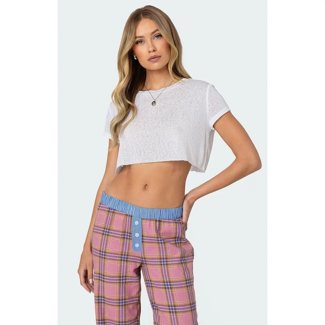 Edikted Women's Seville Cropped T-Shirt