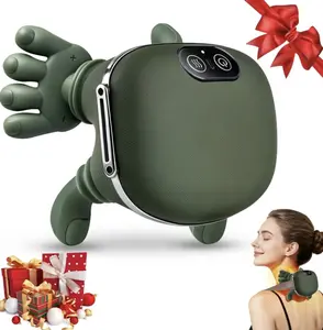 Summervibes 2026 UpgradedCategorySuperVersion Shoulder Massager Electric CervicalMassager Bionic HandHeating Wireless Portable3D Kneading Massage for Pain Relief deepTissue Leg Neck & Back Massager & LightweightGift Removable Unisex