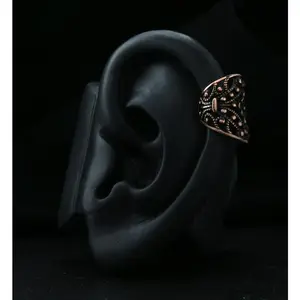 Floral Gild Copper Ear Cuff