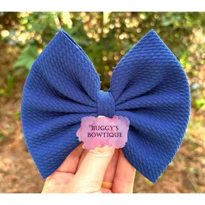 Royal blue bow/bow tie/headband/piggies/scrunchie
