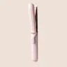 L'ANGE HAIR Le Duo 360° Airflow Styler Plug-In Hair Tool - 2-in-1 Titanium Curling Iron & Flat Iron for Adults, Adjustable 280-430°F Heat, Ideal for Cabello Rizado