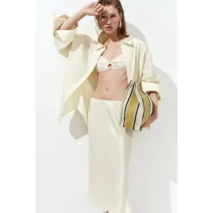 H&M Viscose slip skirt