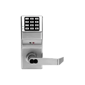 Trilogy DL3200IC-26D Electronic Code Lock - Grade 1 Digital Keypad Lever Set, 2000 User Codes, Enhanced Security, High-Capacity Audit Trail, Quick Passage Mode, Less Core, Satin Chrome Finish Door Hardware