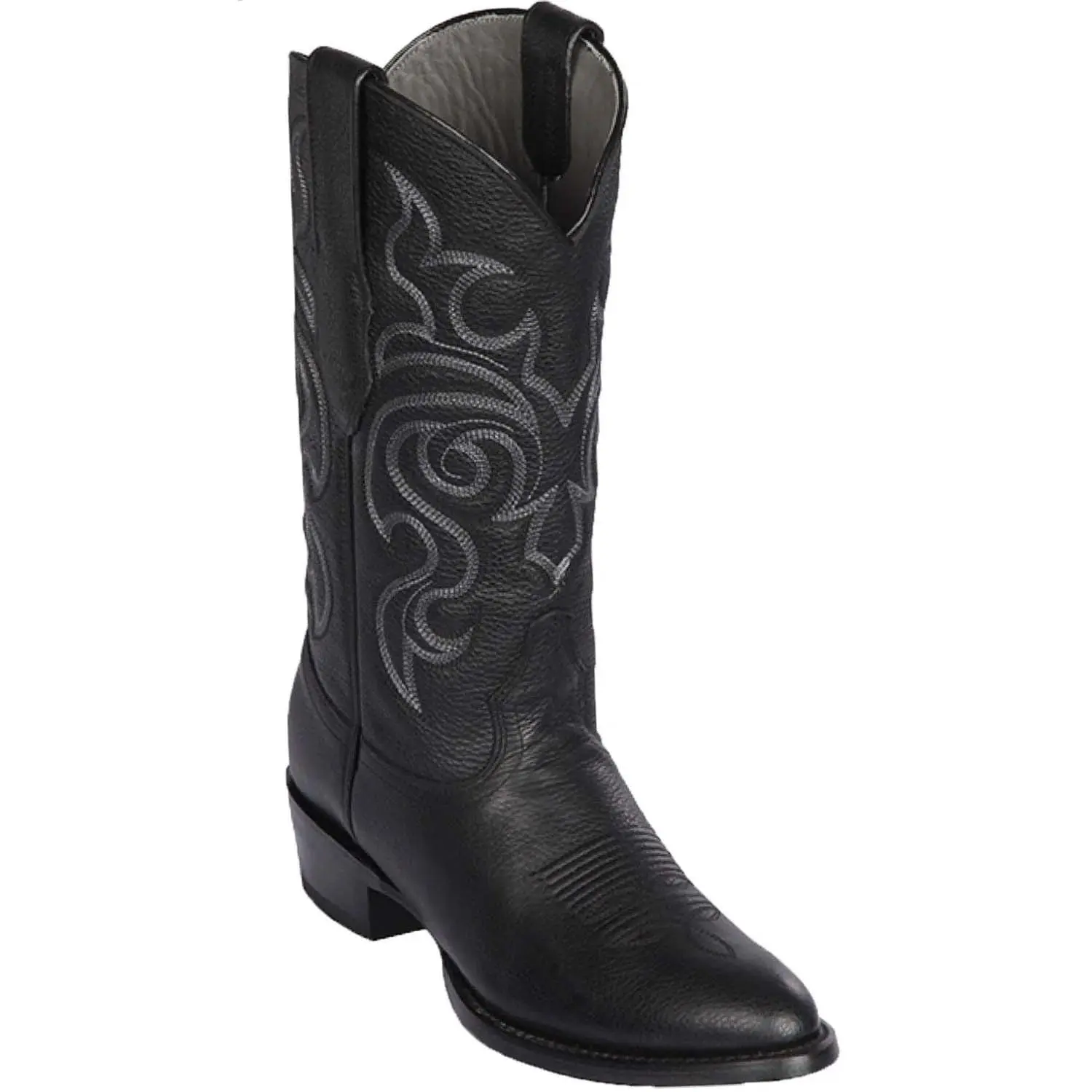 Los Altos Men's Genuine Leather Western Cowboy Boots Round Toe Handmade