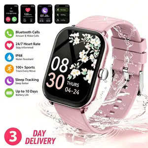 Free delivery 2.01'' Waterproof Smart Watch, Get in 3-DAY, IP68 Waterproof, Bluetooth Call & Music Control, DIY Custom Dial, Multiple Sports Modes, Ideal For Sports & Gifting