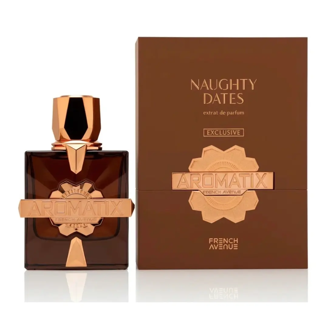 French Avenue Aromatix Naughty Dates Extrait de Parfum For Unisex 3.4 oz | Sweet Date & Gourmand Fragrance for Men & Women | Long-Lasting Unisex Perfume