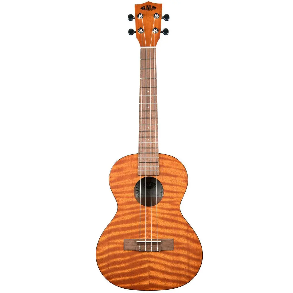Kala Tenor Ukulele - Satin Amber Finish, Exotic Finish, Mahogany Wood Body