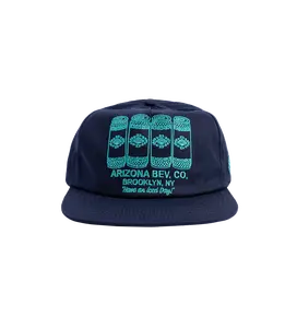 Navy Four Cans Snapback Hat