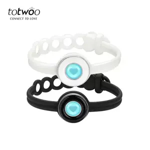 Totwoo Bracelet for Lovers in Different Places Countries matching bracelets bond touch bracelets Induction Bracelet Vibration Love Valentine Gift girlfriend bracelets bestgiftsbond touch bracelets long distance bracelet touch price bracelet couple 2pcs Je