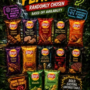 Assorted Exotic Flavor Potato Chips Pack