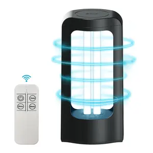 SANSI 18/27W Powerful UV Light  Eliminate  Dust Mites  Bed Bugs, with Remote Control Timer, Sterilization Rate99.99% UVC Lamp 254nm Wavelength,，Suitable for bedrooms and bathrooms.  - Ozone Free