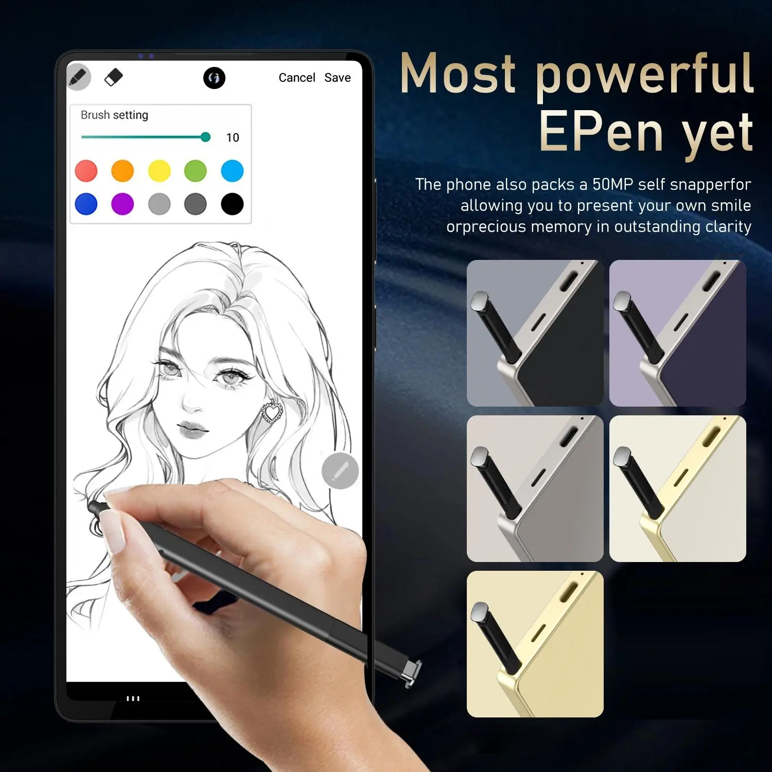 FUFFI Smartphone, 4+64GB, 6.8 Inch Display, 8+16mp Camera, Dual