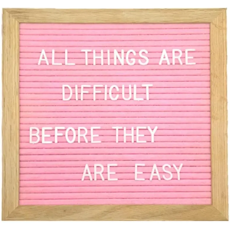 Felt Board Felt Letter Board, 10 x 10 inch Message Board  Board Letter Board Sign Bulletin Board Letters,  Announcements  Announcement Sign, Valentines Day Gifts for Her Letterboard ()