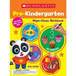 Scholastic Pre-K Wipe-Clean Workbook -- Scholastic Teaching Resources - Paperback