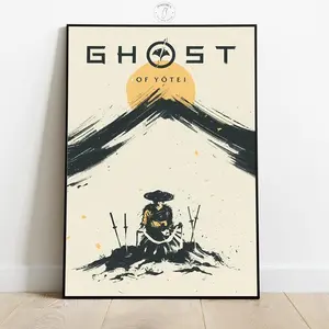 Vintage Wall Poster, Ghost of Yotei Poster, Video Game Wall Art, Gamer Room Decor, Game Poster Print, Home Wall Decor, Gift for Him & Her 7