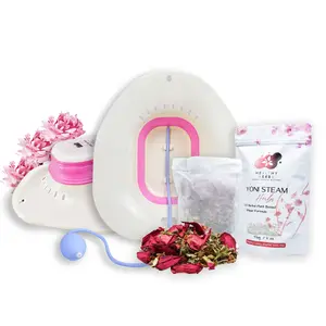 Healthy Herbs Yoni Steam Bundle Kit – Includes Foldable Steam Seat (2.2L), 30g Herbal Steam Blend | Daily Vaginal Wellness, Postpartum Support, Herbal Detox & Natural Feminine Care Routine