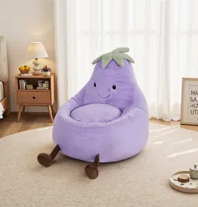 Kids Bean Bag Sofa 24/31 Inch, Cozy Foam-Filled Toddler Chair with Side Pocket, Lightweight & Durable, Ideal for Reading, Gaming & TV Time