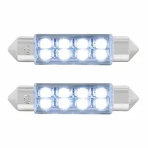 United Pacific - 8 SMD High Power Micro LED 211-2 Light Bulb (2 Pack)